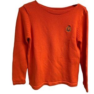 Retro LAUREN Ralph Lauren‎ Tangerine Cotton Boatneck Sweater